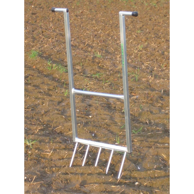 "Bio"Fourche à bêcher GUERILU "Aérabêche" 5 dents "Bio"Fourche à bêcher GUERILU "Aérabêche" 5 dents