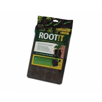  Rootit Plateau 24 éponges Sphaigne pour graine bouture