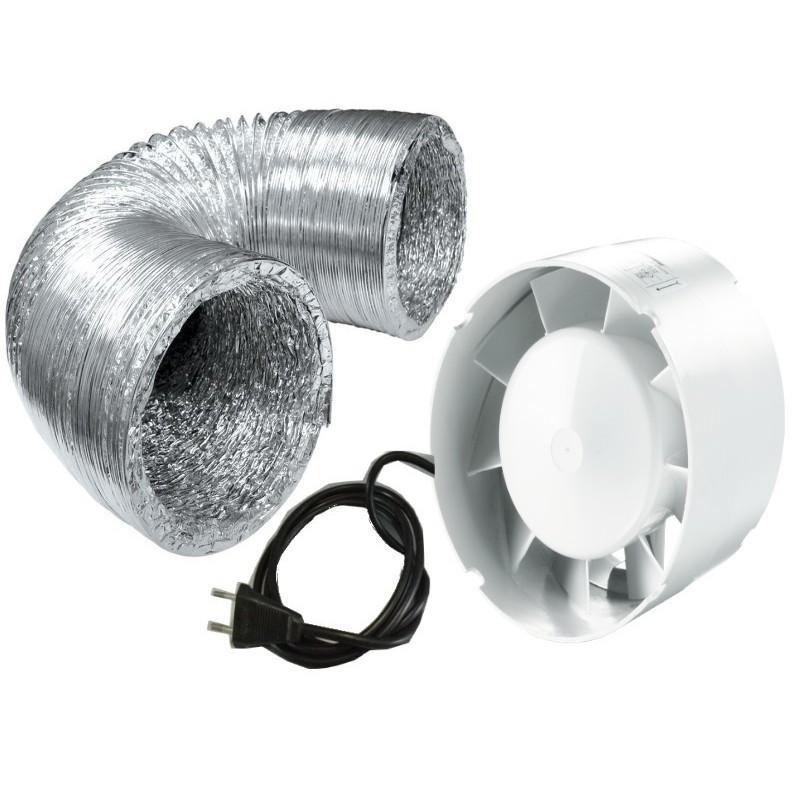 Extracteur d'air 105m3/H + Gaine Extracteur d'air 105m3/H + Gaine