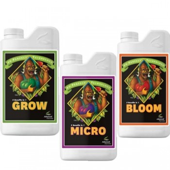 engrais advanced nutrients  grow micro bloom croissance et floraison ph perfect