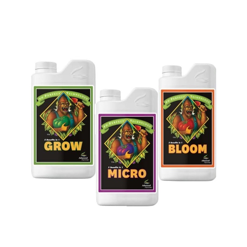 engrais advanced nutrients grow micro bloom croissance et floraison ph perfect