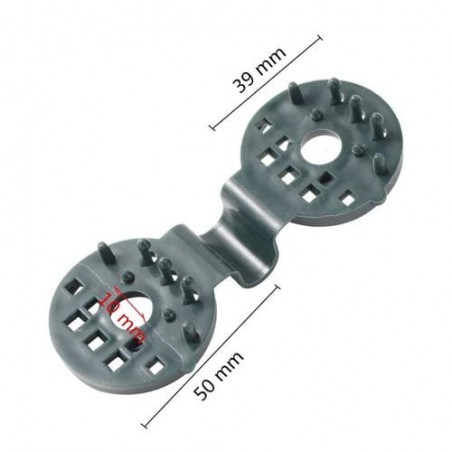 Clips De Bâche Crocodile - Lot De 10 Avec Cordon Élastique, Pour Tente, Auvent, Camping