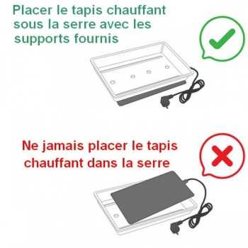serre chauffante instruction